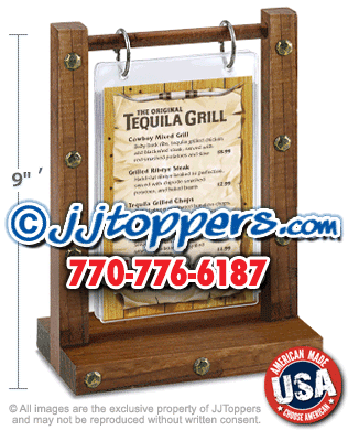 rustic table tents