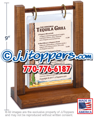 Rustic Table Tents - SKU# JJ3 